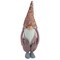 Northlight Plaid Christmas Gnome with Sequin Hat - 24" - Pink and Gray